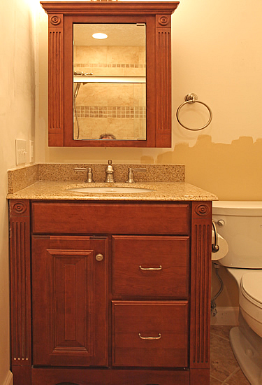 Centreville va bathroom remodeling vanity